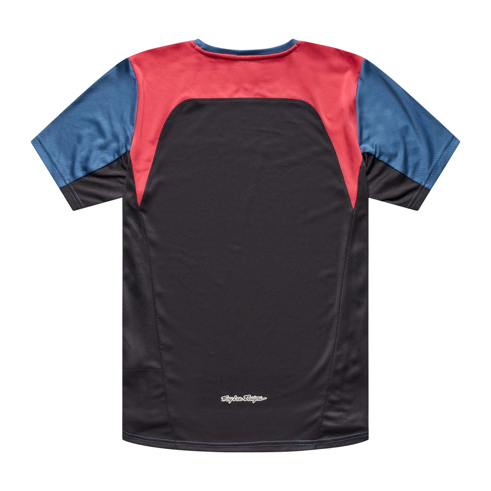 Maillot Stage Short Sleeve - Signature - bleu - L Troy Lee Designs