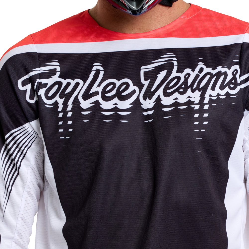 T-shirt GP Pro - Stagger - Black / Red - L Troy Lee Designs