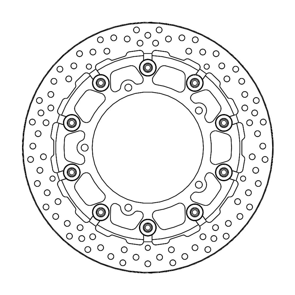 Disque De Frein Stradale Prof. Halo - Flottant - Avant - Yamaha : R3, R7 (t-floater 298x6.0x37mm)