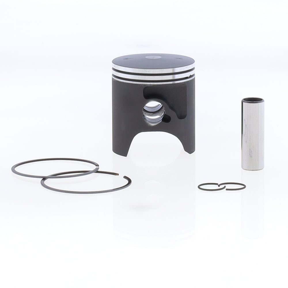 Kit piston haut de gamme : piston moulé 2 temps Ø 44,5 mm + série de meules