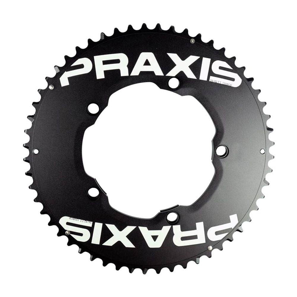 Set Crown Aero 110 Bcd Tt52/36 110bcd Blk Tt/aero Set 12s Praxis