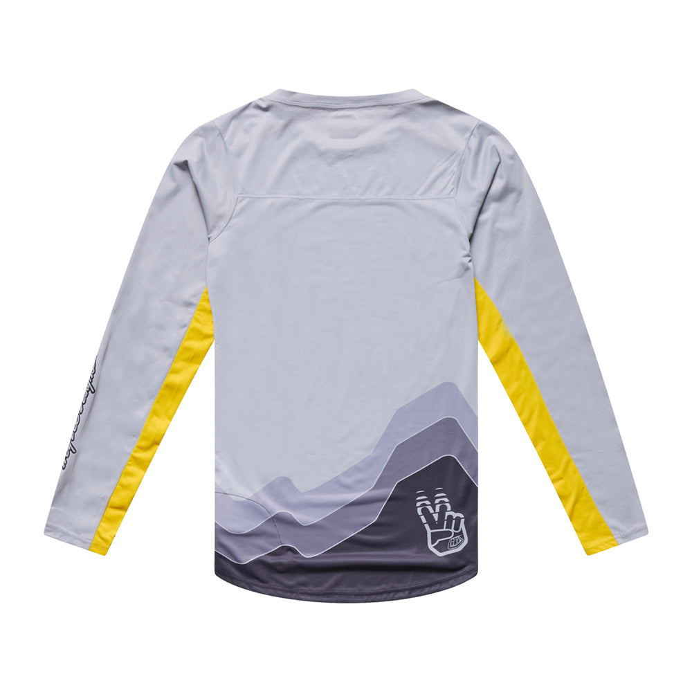 T-shirt Skyline Pro Long Sleeve - Descend - Dark grey - L Troy Lee Designs