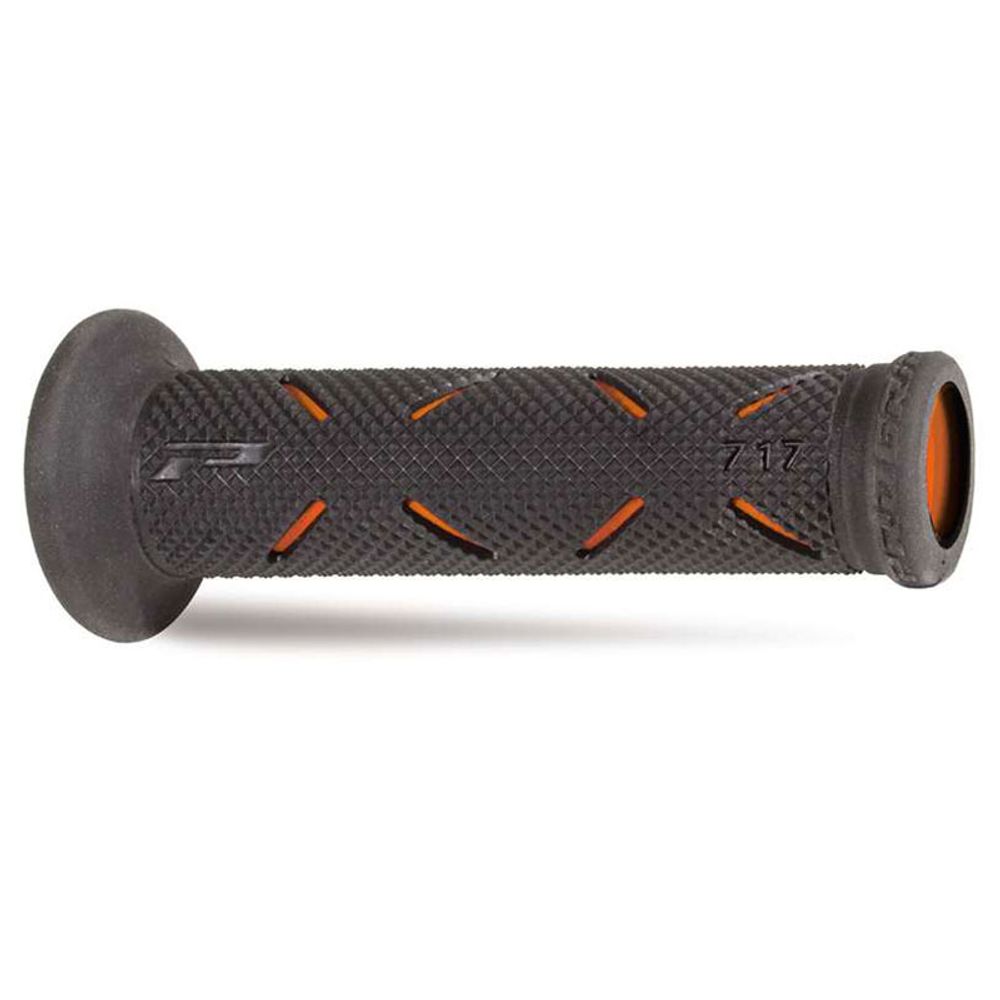 Grips Progrip 717 Mm 22/25 - Double Density - Orange/black - Open End