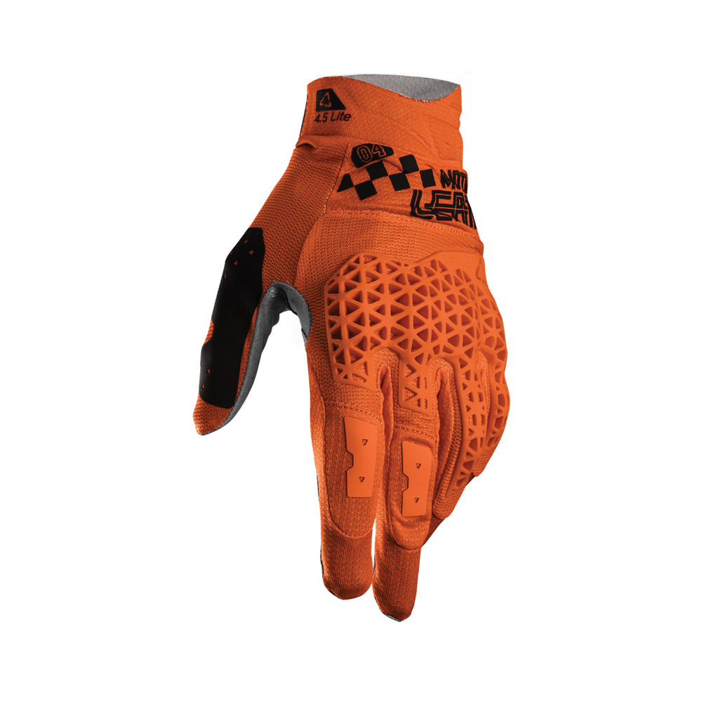 Moto 4.5 Lite Gloves | Orange | L EU9 Leatt - Grafite Offroad