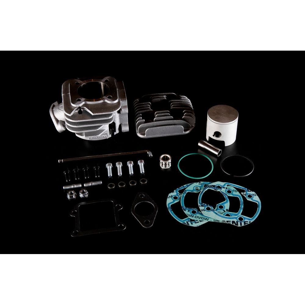 Großer Zylinder-Kit mit Kopf Ø 47,6 mm, Bolzen 12 mm, Flachkolben