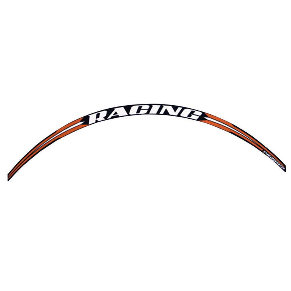 Tira adhesiva 5026 12pz Naranja Fluorescente
