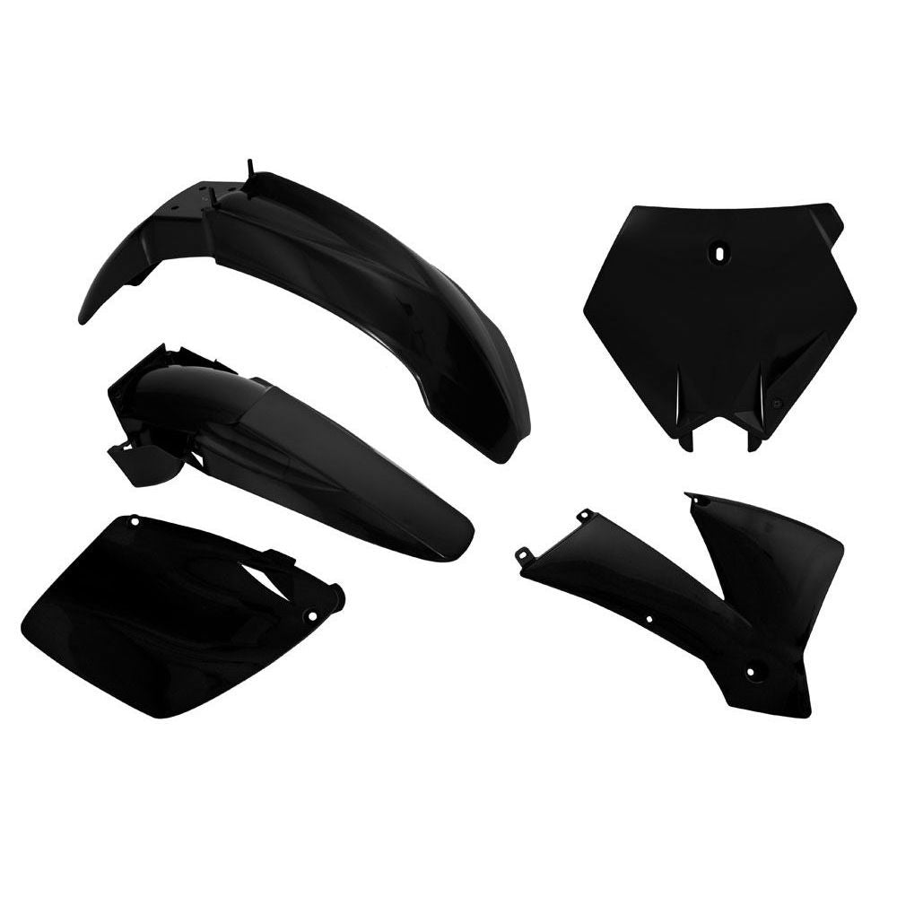 Plastiksatz 5-teilig schwarz Nachbau KTM