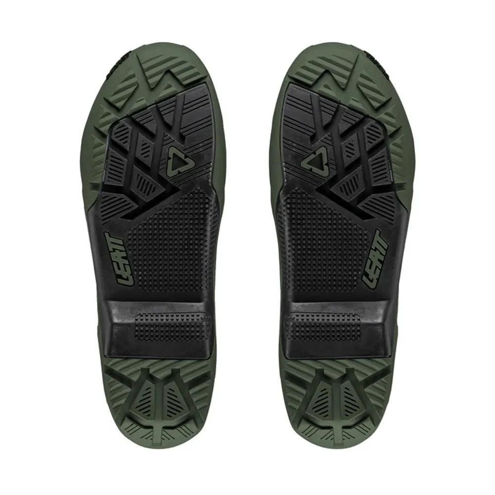 Soletta Ricambio Stivali 4.5/5.5 Enduro Coppia | Nero/Verde Polveroso | US8/9 Leatt