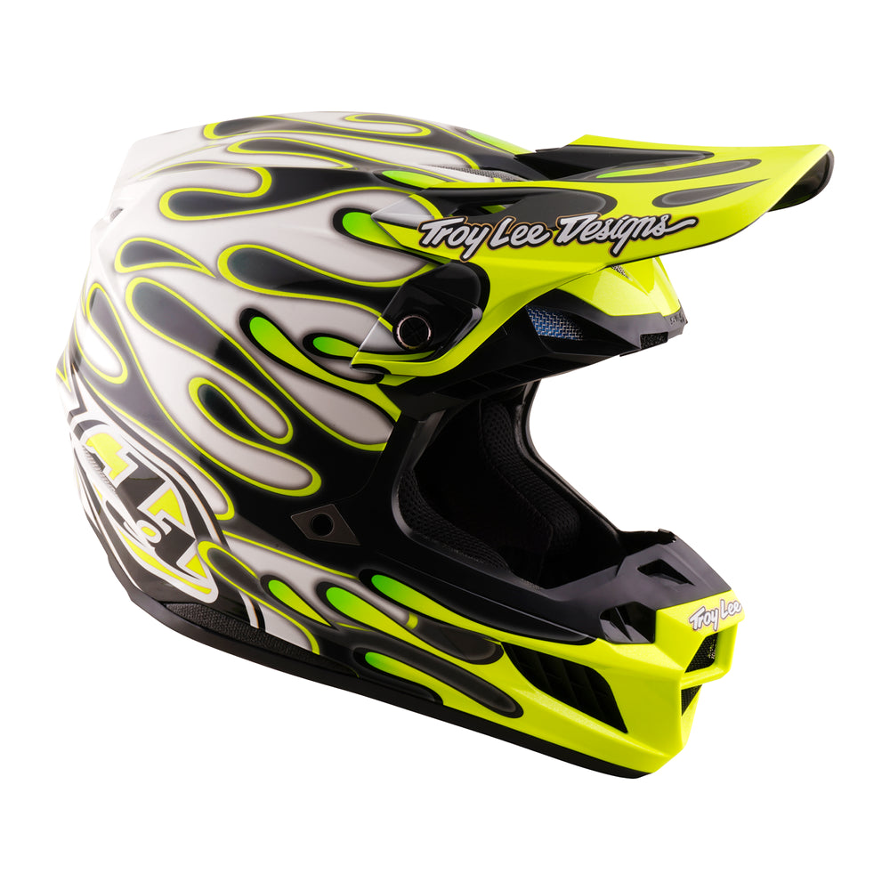 Casco SE5 Composite - Overspray - Grigio / Giallo fluo - M Troy Lee Designs