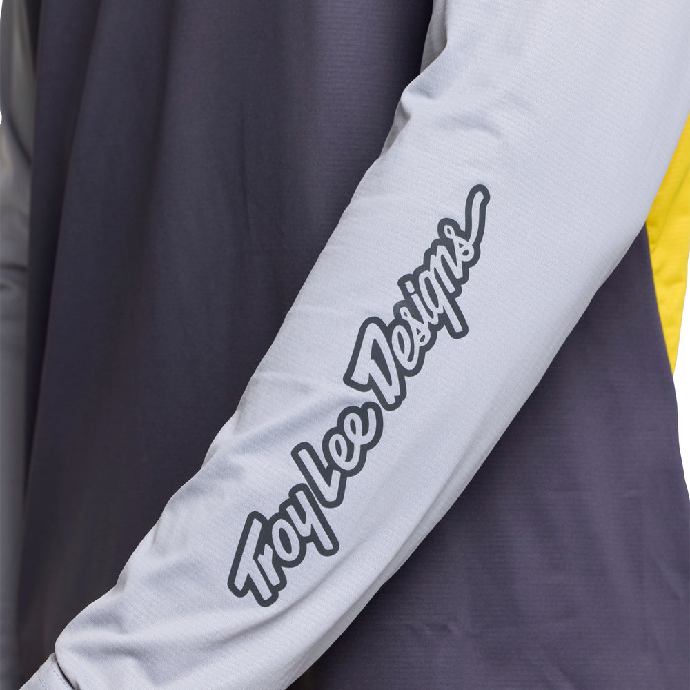 T-shirt Skyline Pro Long Sleeve - Descend - Dark grey - M Troy Lee Designs