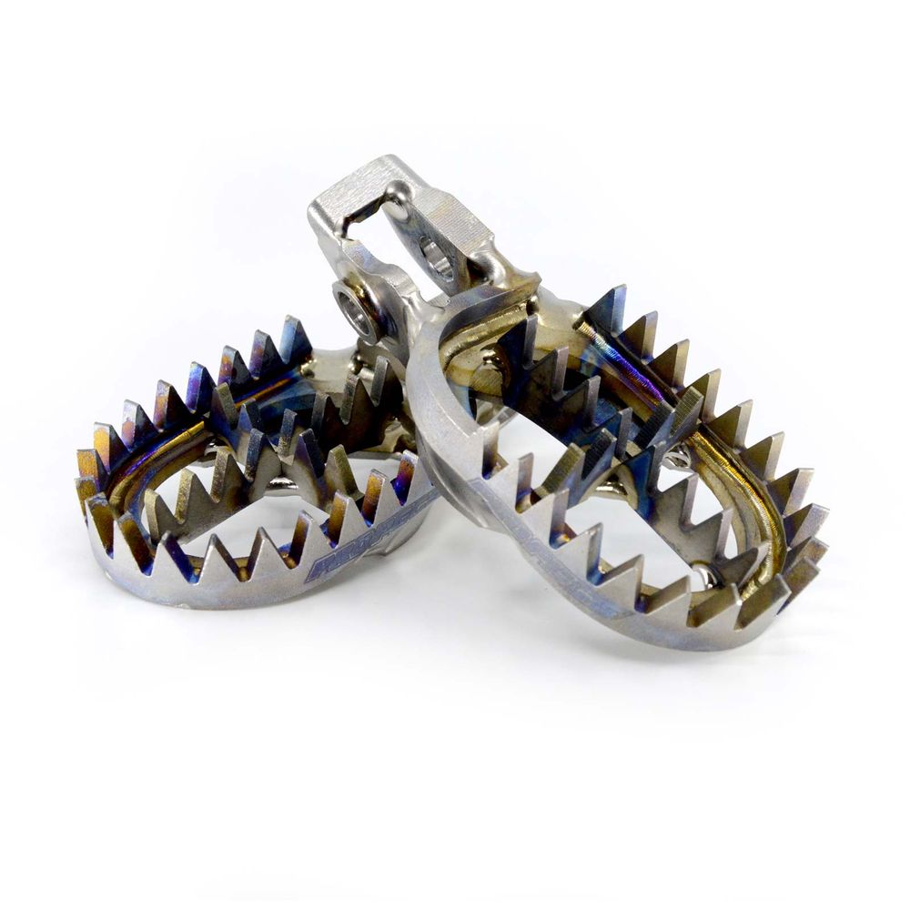 Pedane Titanio Mx Pro-Pegs Honda Cr-Crf 02-21   Pro Pegs Split Strem
