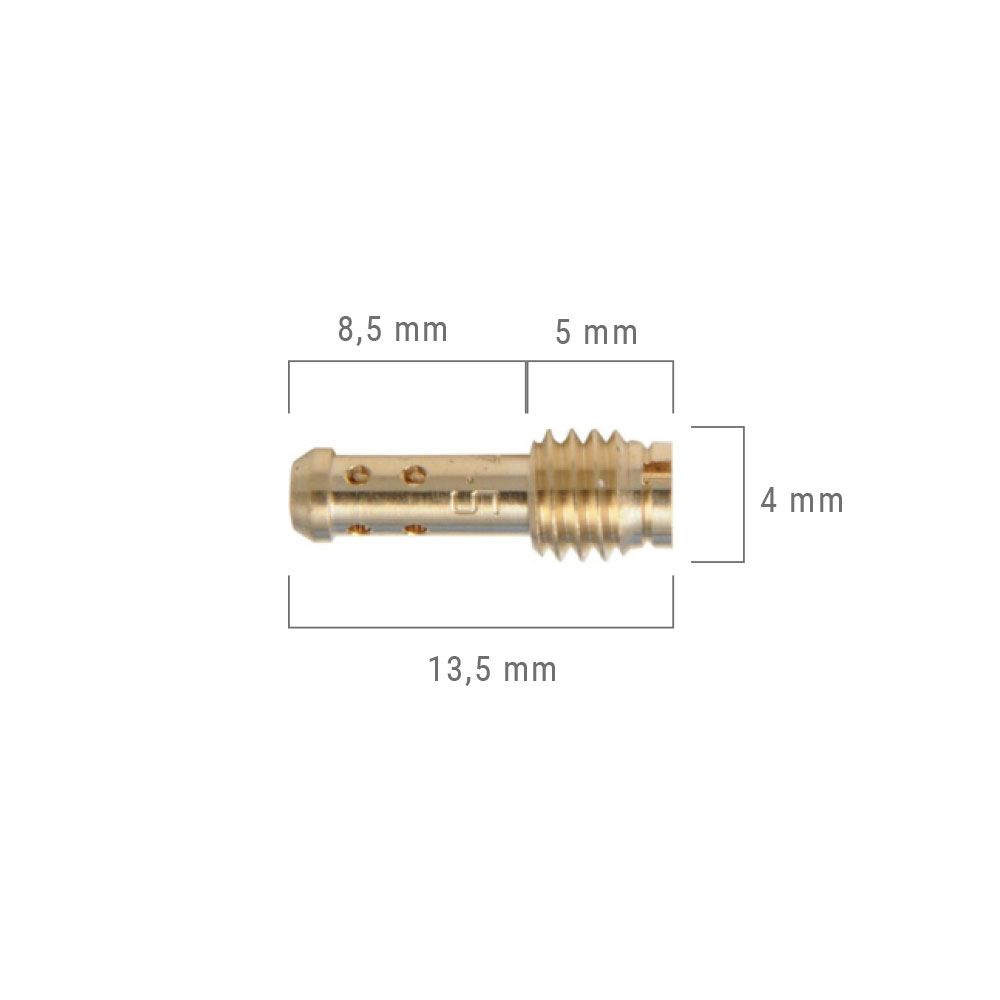 Mikuni Vm22/210 Series Pilot Jet # 25 (pack of 5) ProX