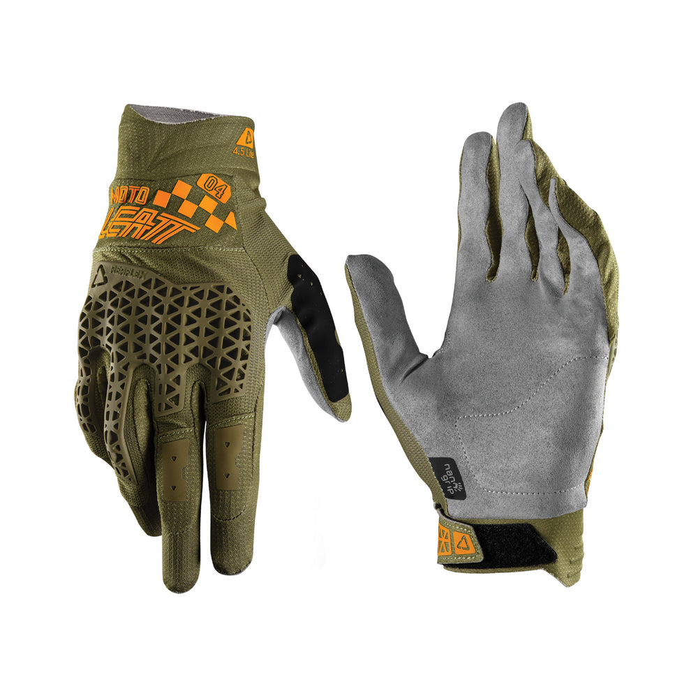 4.5 Lite Motorcycle Gloves | Brown | L EU9 Leatt - Grafite Offroad