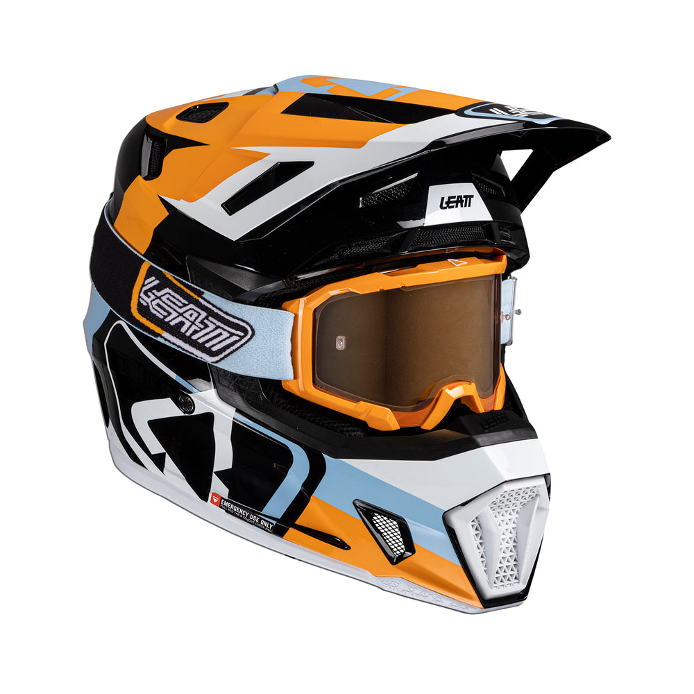 Casco de motocross 7.5 con gafas incluidas