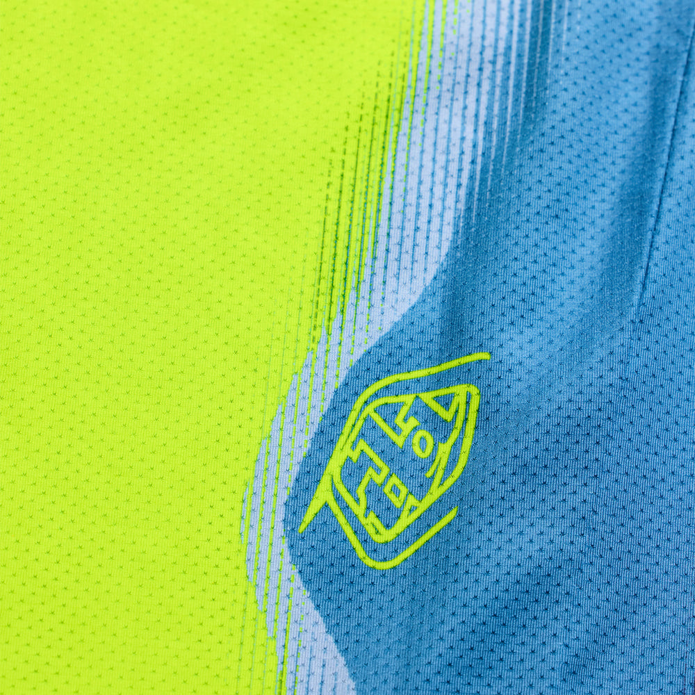 T-shirt SE Pro - Illusion - Grey / Yellow fluo - L Troy Lee Designs