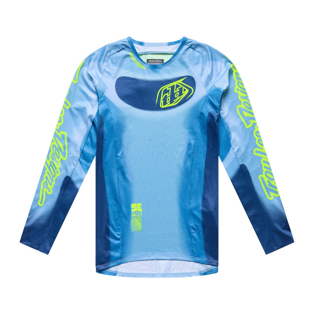 T-shirt SE Pro - Illusion - Grey / Yellow fluo - M Troy Lee Designs