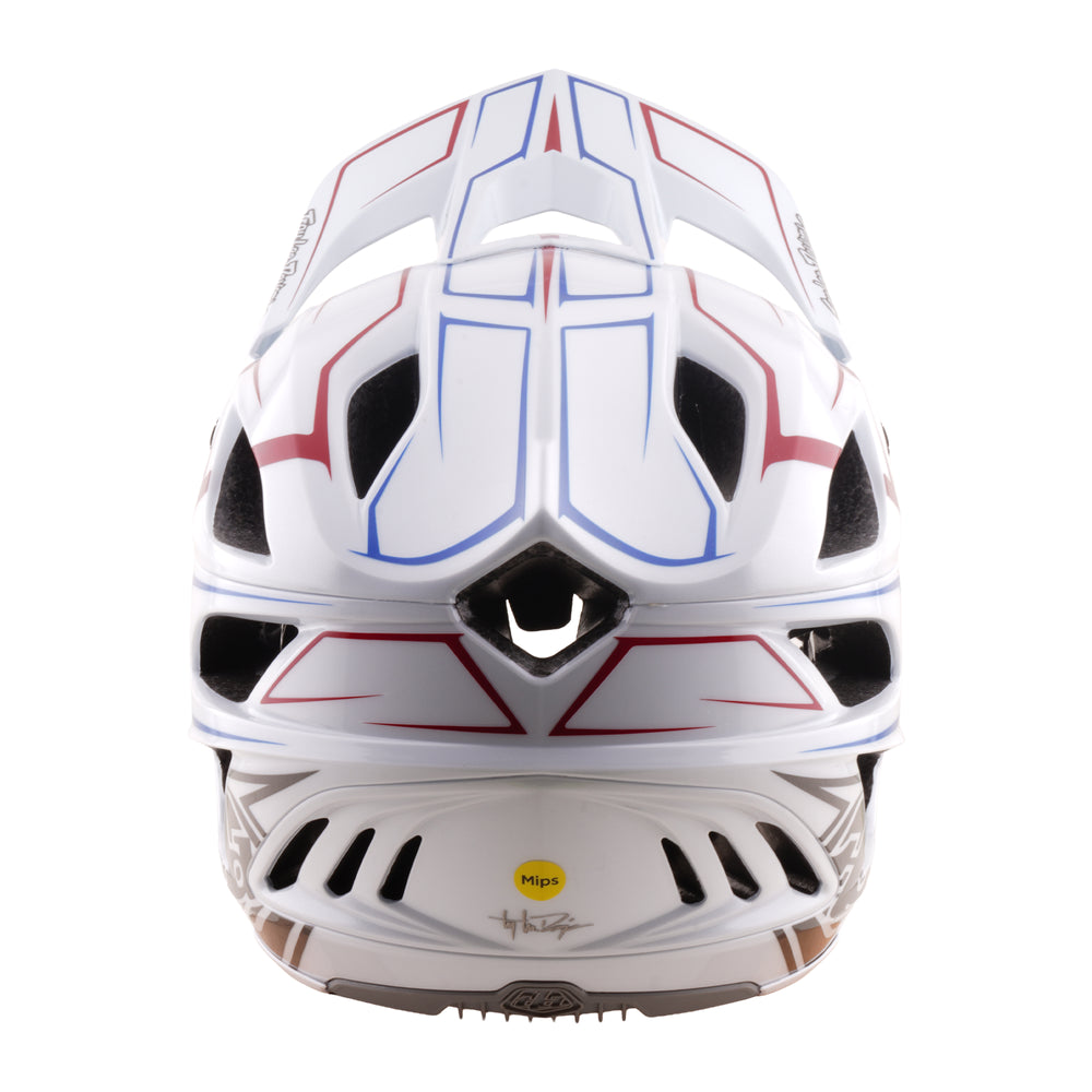 Casco Stage Stunt Pinstripe Bianco XS/SM Troy Lee Designs