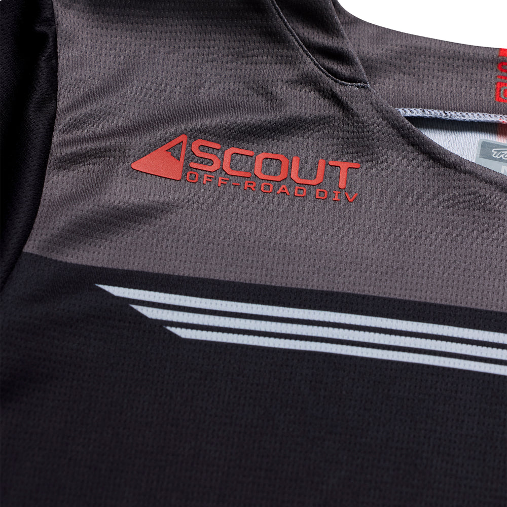 T-shirt Scout GP Pro - Winged - Black - L Troy Lee Designs