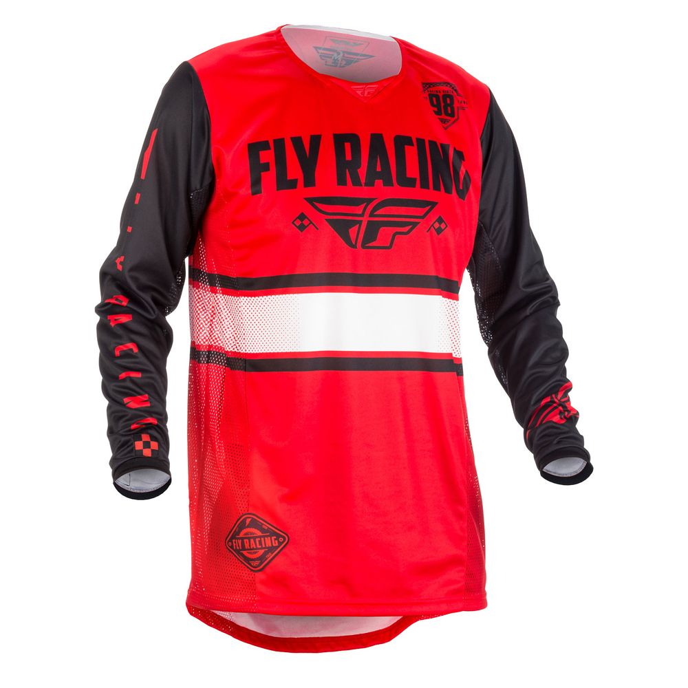 Maglia Cross Kinetic Era Rosso/Nero Tg.M Fly Racing