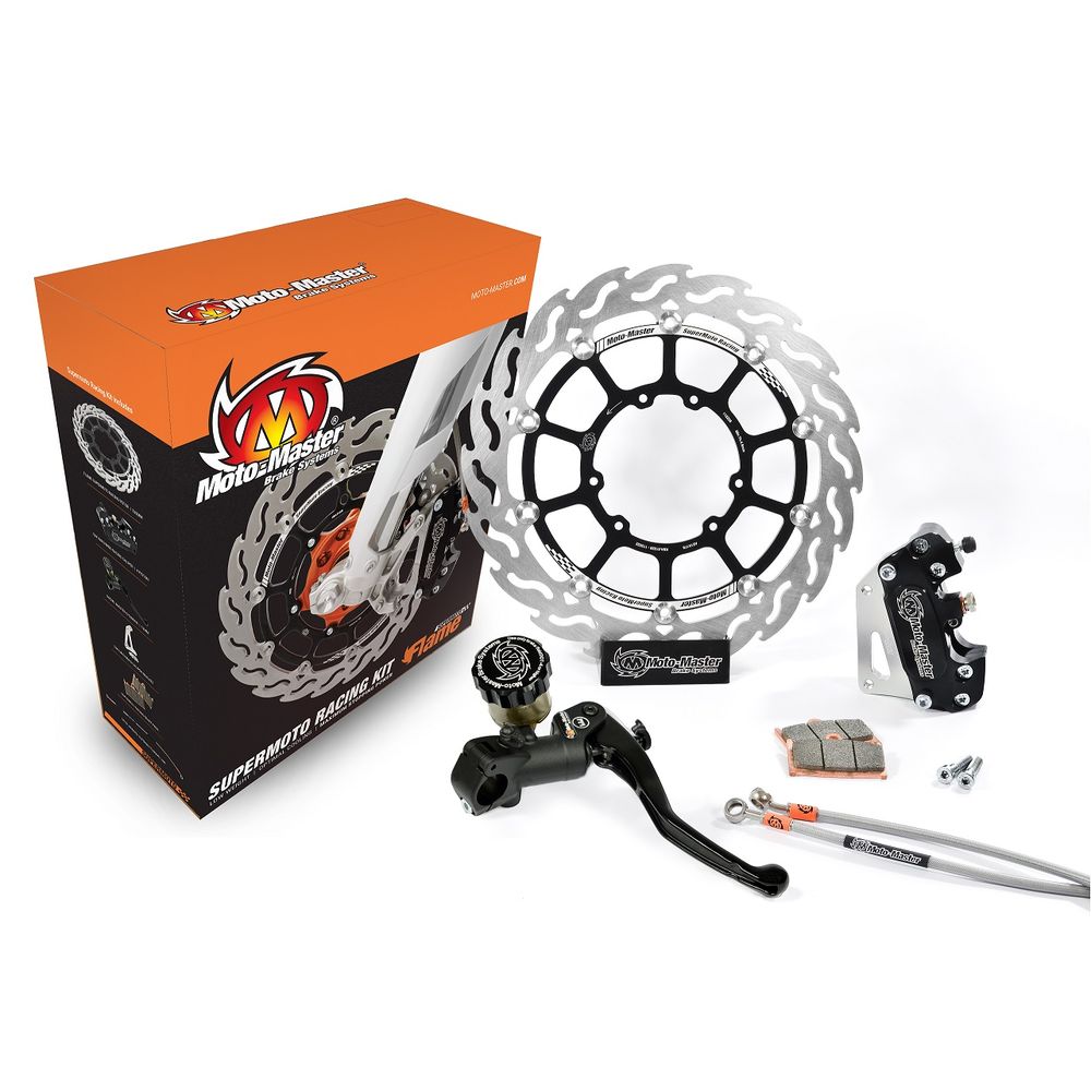 Brake Kit Supermoto Racing - Flame Disc - Front - Husqvarna (headlight)