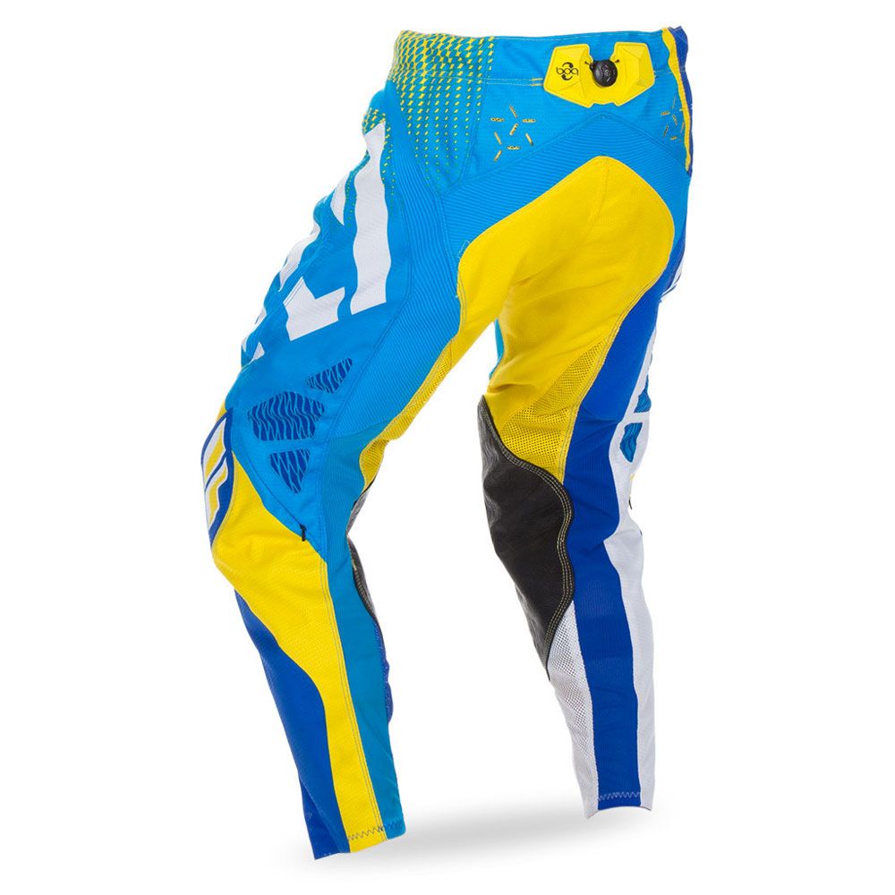 Fly Evo Pant Blu/ylw/wht 32  Fly Racing