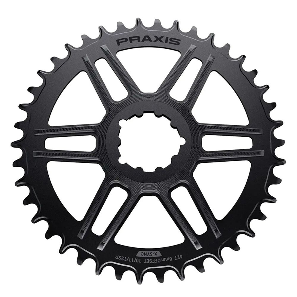 Road Chainring - Narrow Wide - 48t - Direct Mount (3 Bolts) - Black - 1x 10/11/12sp - Grafite Offroad