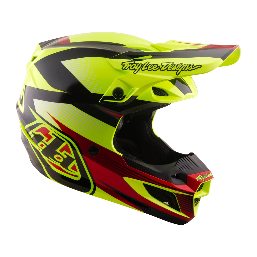 Helmet SE5 Polycarbonate - Ripper - Yellow fluo - L Troy Lee Designs