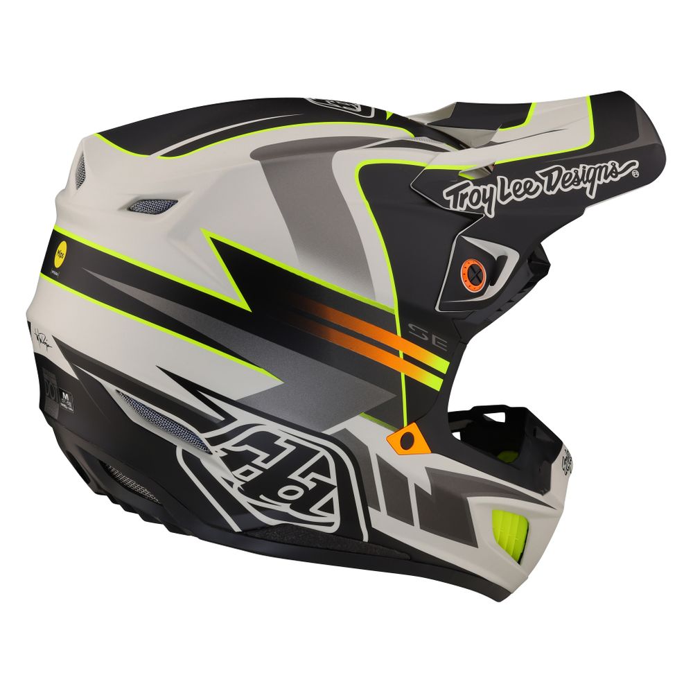 Motorcycle Helmet SE5 COMPOSITE SABER in composite fibers with MIPS Integra technology Troy Lee Designs