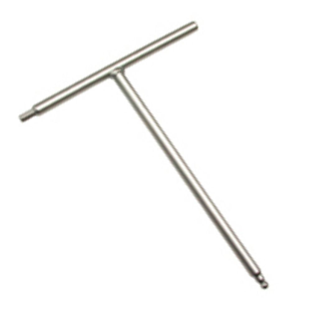 Llave Allen en T con punta esférica y doble accionamiento, 4mm