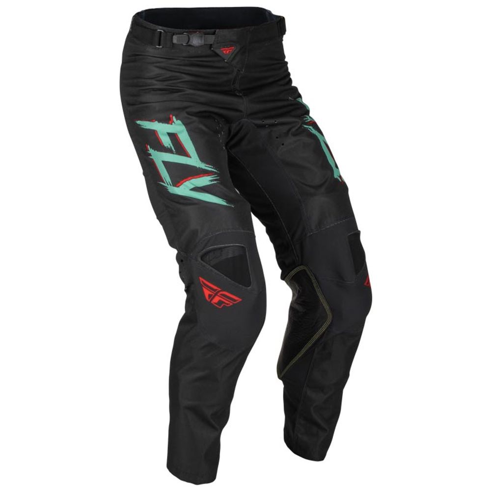 Trousers Kinetic Rave S.E. Black/Menta/Red Size 28 Fly Racing