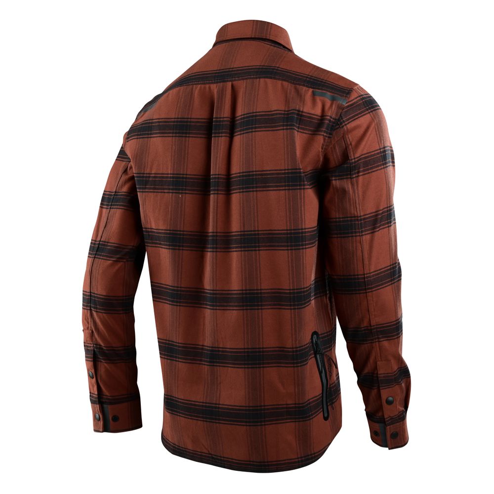 MTB shirt Grind Flannel Plaid breathable and ideal for trail riding