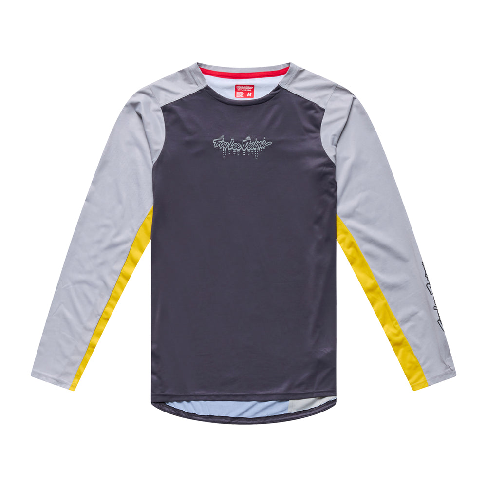 T-shirt Skyline Pro Long Sleeve - Descend - Dark grey - M Troy Lee Designs