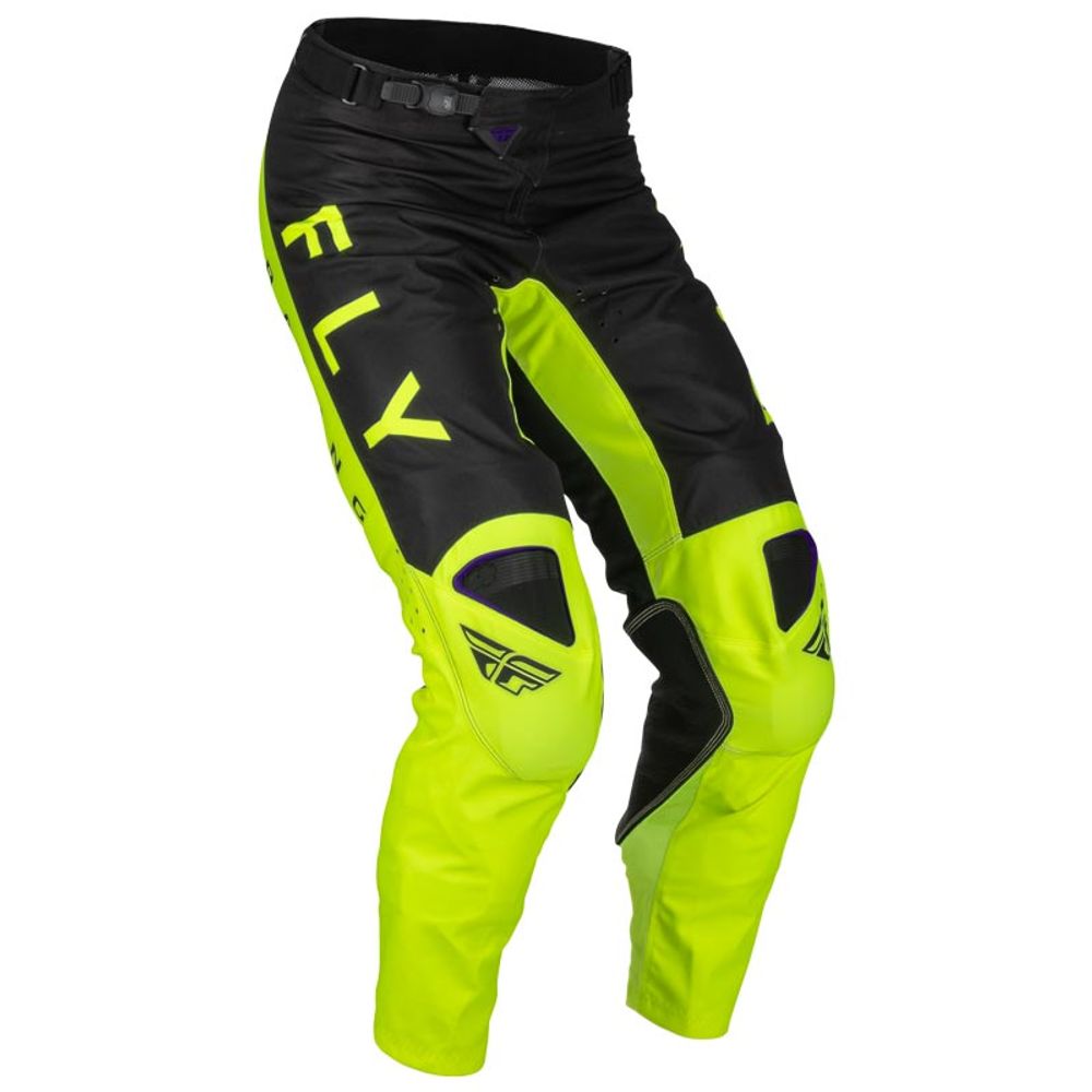 Pantaloni Kinetic Kore Fluo/Nero Tg 34 Fly Racing