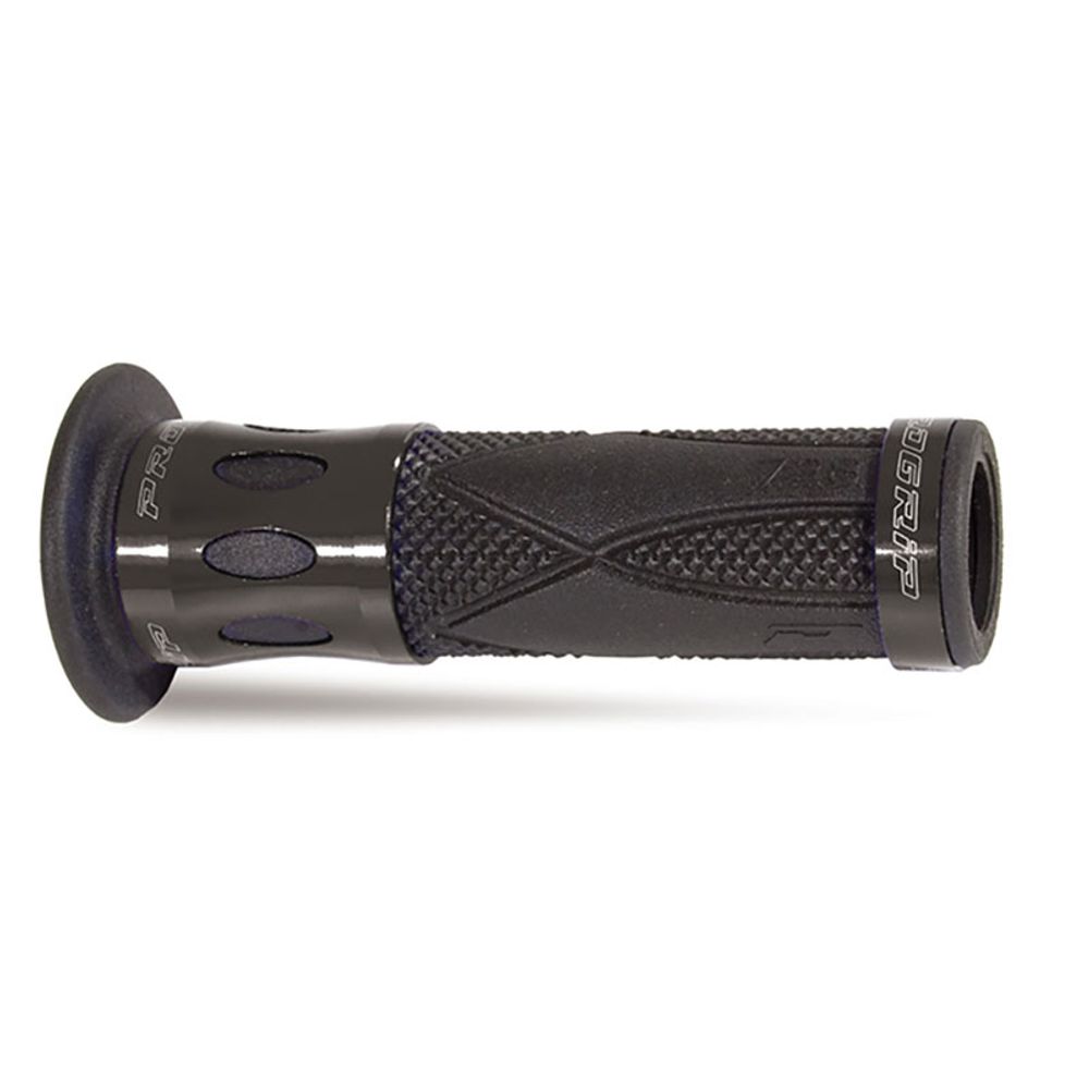 Grips Progrip 728 22/25 - Alluminium Rings - Black/ring Black - Open End