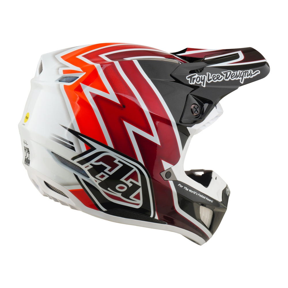 Casco SE5 Composite - Boltz - Nero / Rosso - M Troy Lee Designs