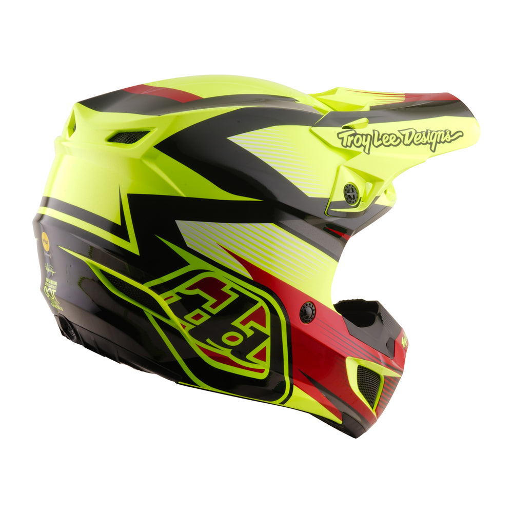 Helmet SE5 Polycarbonate - Ripper - Yellow fluo - L Troy Lee Designs
