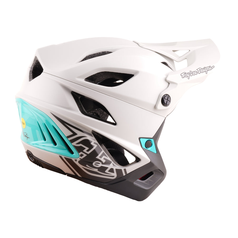 Casco Stage Stunt Drone Pumice / Real Teal MD/LG Troy Lee Designs
