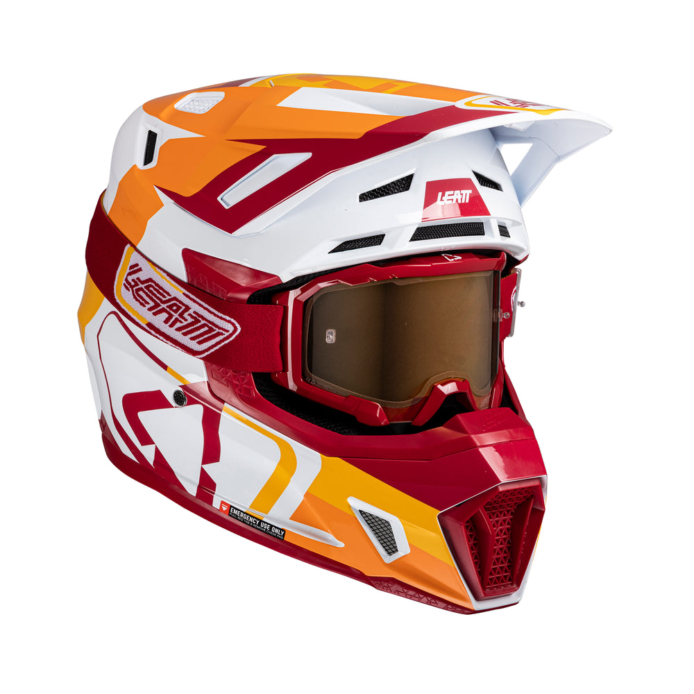 Casco de motocross 7.5 con gafas incluidas