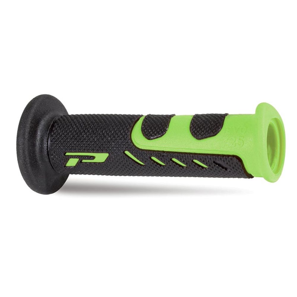 Grips Progrip 725 Mm 22/25 - Double Density - Green/black - Open End