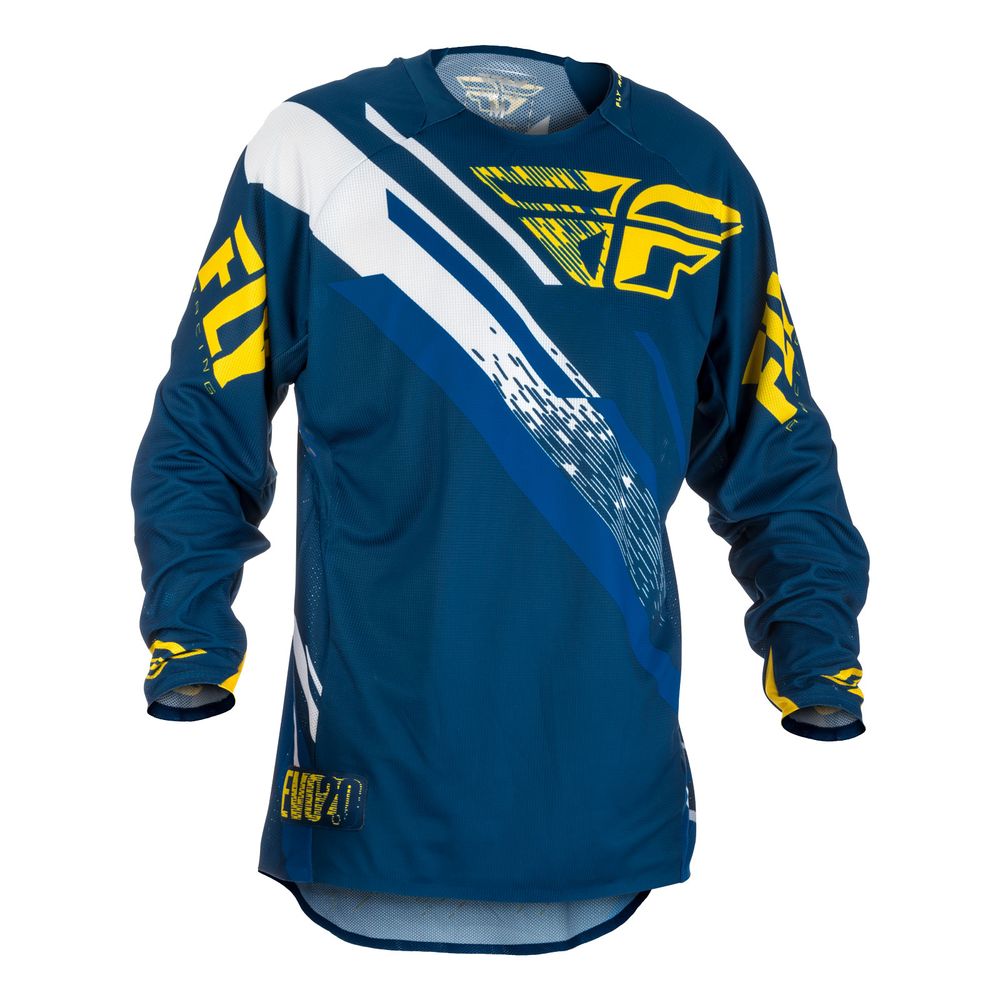 Cross Evo Trikot Marine/Gelb/Weiß Größe S