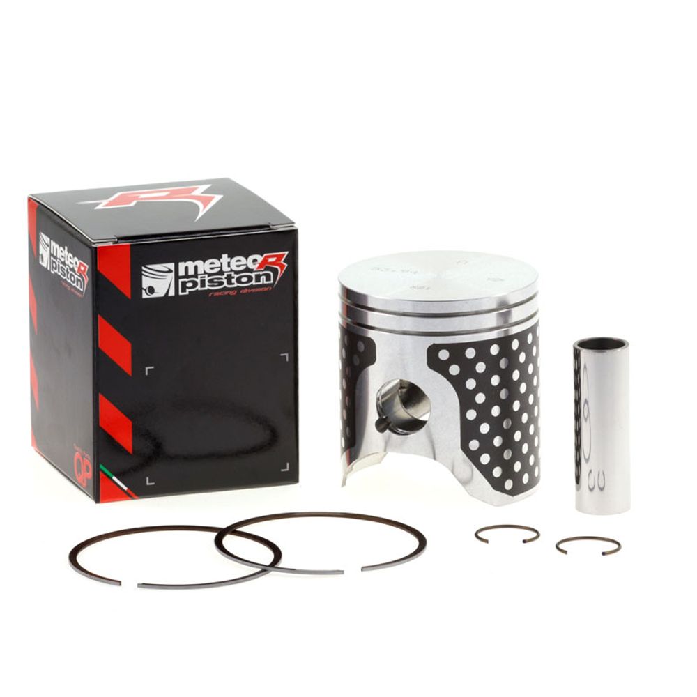 Ktm Piston - Oil Dots - Comp. Originale - Diam. 53.96 - Version Avec 2 Segments. Meteor Piston