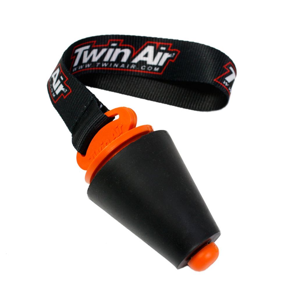 Auspuffstopfen 4T + Halteband Orange