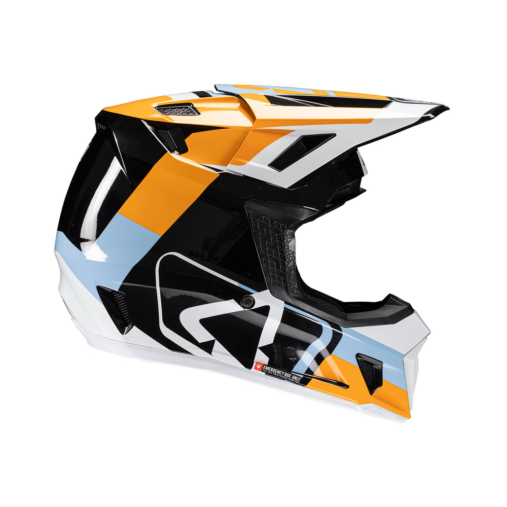 Casco de motocross 7.5 con gafas incluidas