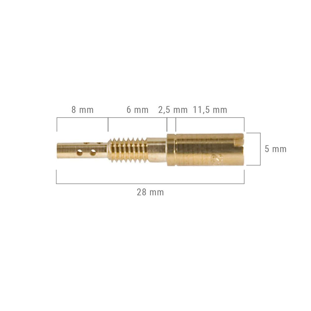 Prox Mikuni N224.103er Serie Leerlaufdüse # 40 (5 Stück)