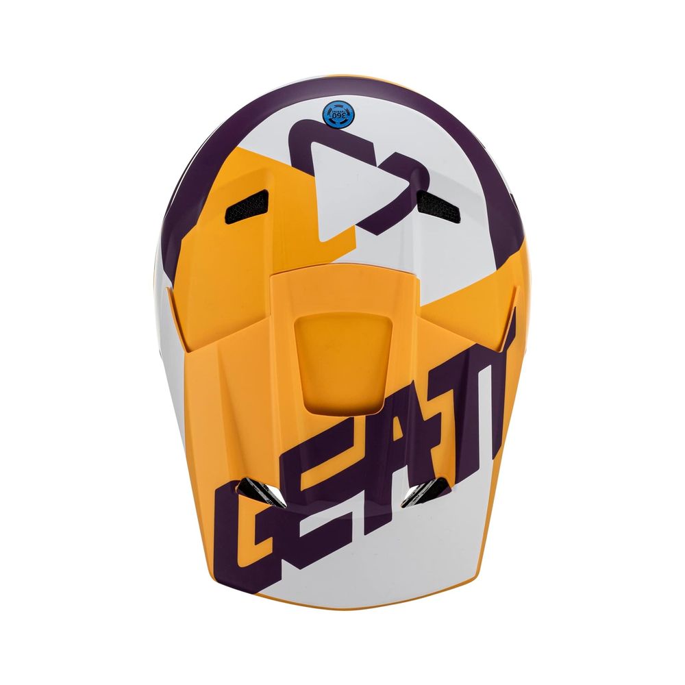 Visiera Casco Di Ricambio Moto 2.5 V23 | Viola/Arancione | M-XXL Leatt
