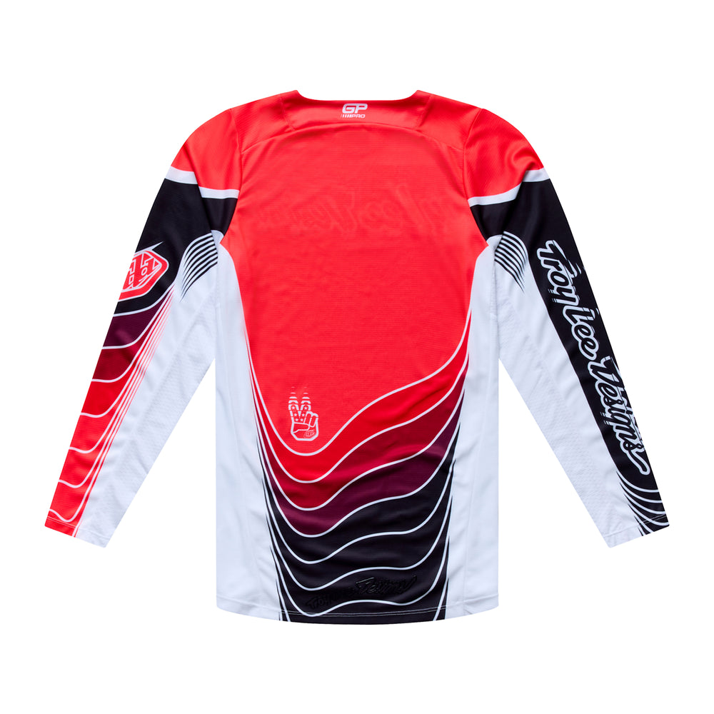 T-shirt GP Pro - Stagger - Black / Red - L Troy Lee Designs