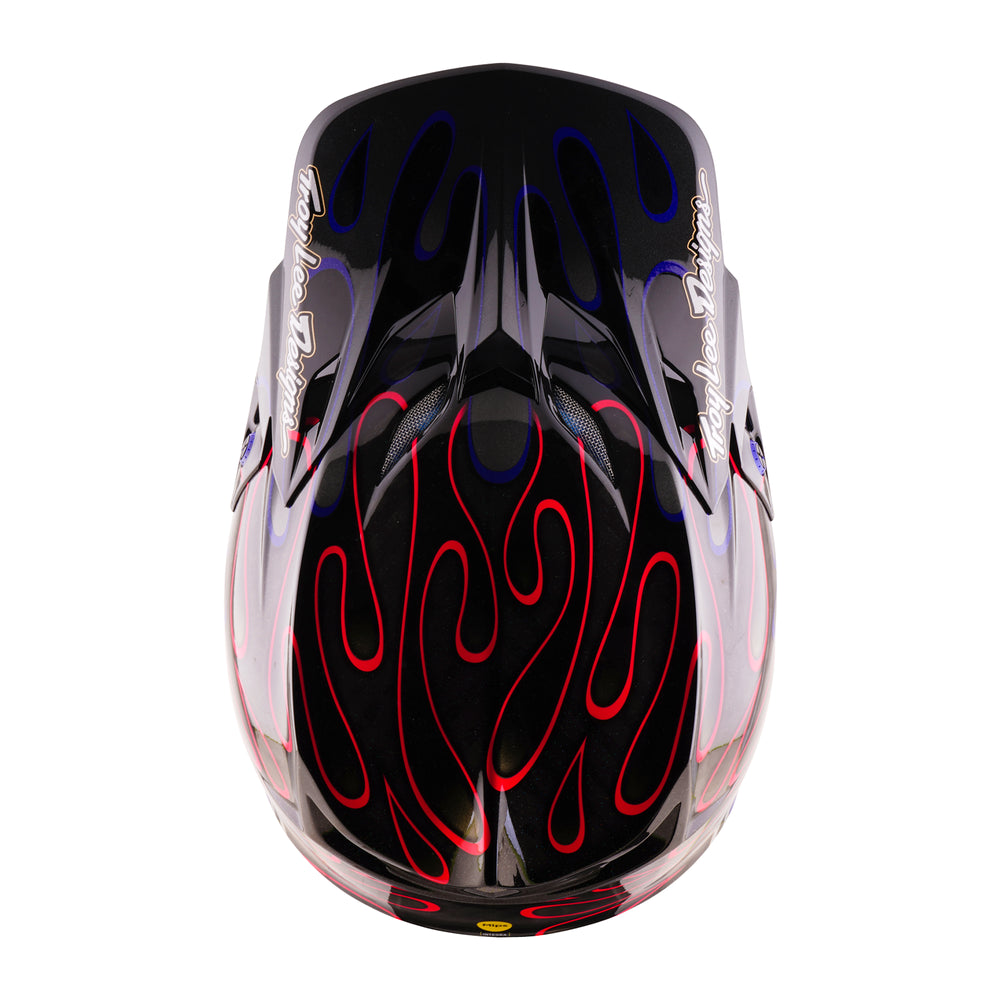 Helmet SE5 Carbon - Overspray - Black / Magenta - L Troy Lee Designs