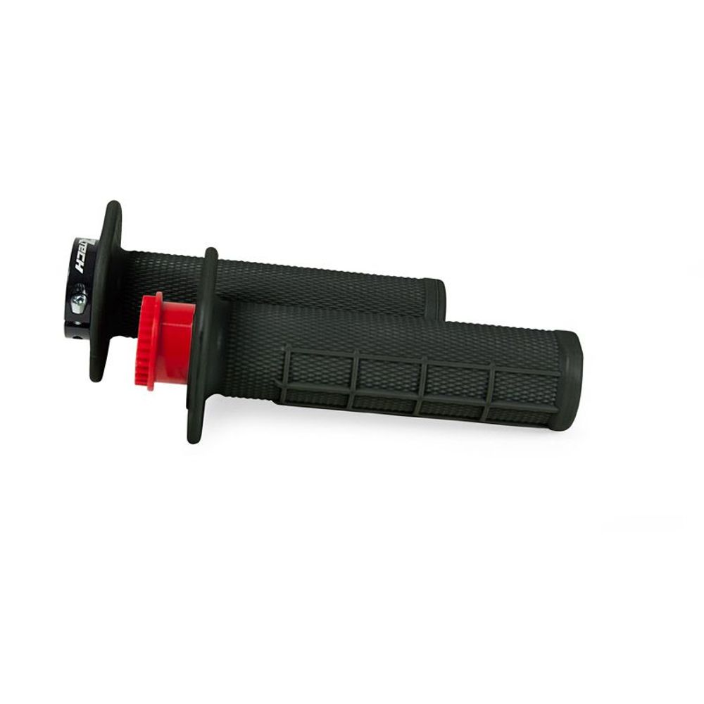 R20 Lock-on Grips Half Waffle Black Excluded Beta  Racetech