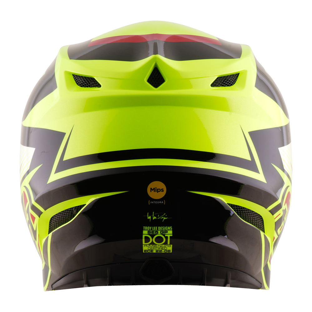 Helmet SE5 Polycarbonate - Ripper - Yellow fluo - S Troy Lee Designs