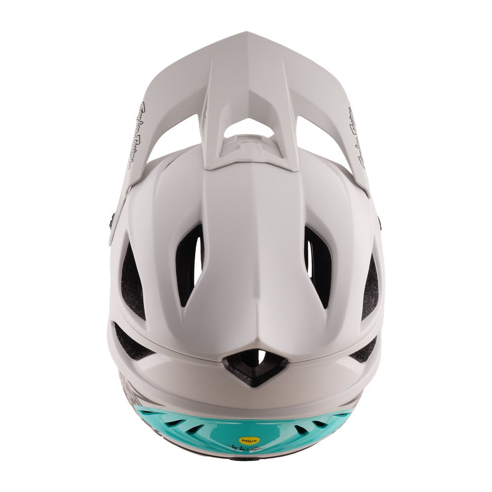 Casco Stage Stunt Drone Pumice / Real Teal MD/LG Troy Lee Designs